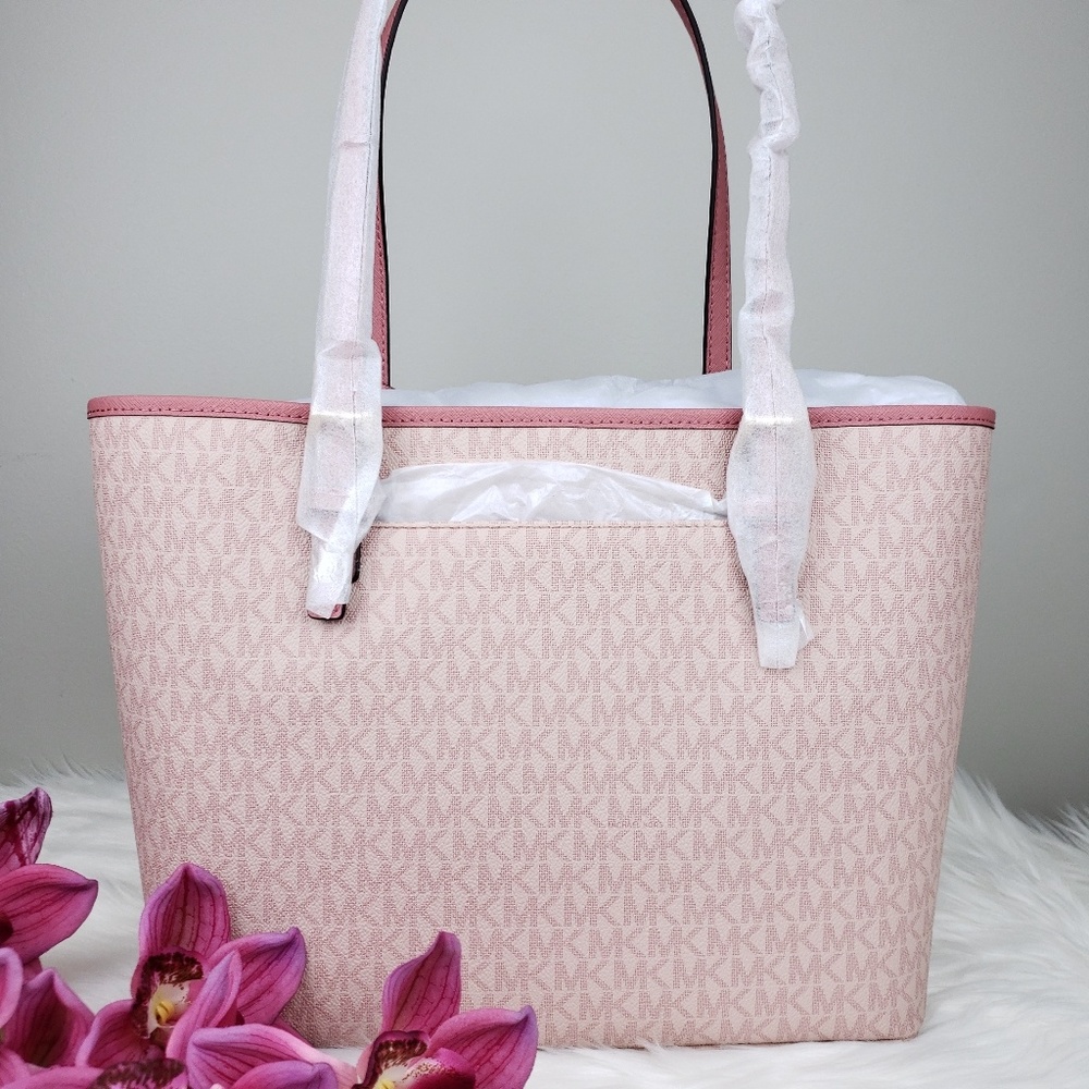 🌺NWT Michael Kors MD Carryall Tote Bag Ballet MK - Picture 4 of 8